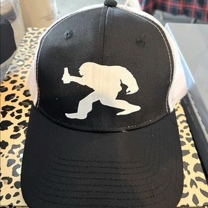 Black and White Trucker hat adjustable
